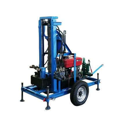 Máquina de perforación de pozos de agua con motor de gasolina para perforación de pozos