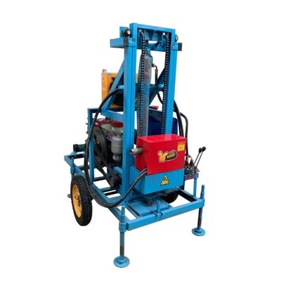 Máquina de perforación de pozos de agua con motor de gasolina para perforación de pozos
