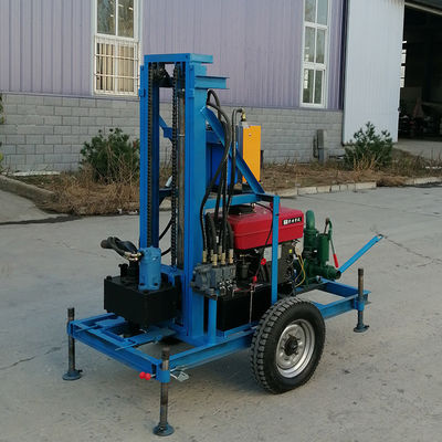 Máquina de perforación de pozos de agua con motor de gasolina para perforación de pozos