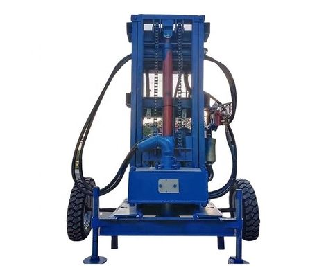 Excavadora de perforación de pozos de agua con motor diesel de 150 metros de profundidad