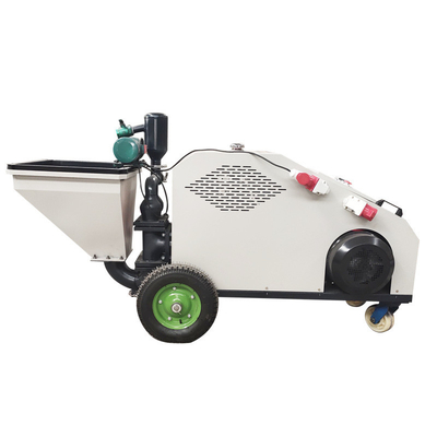 4kw motor de energía modular casa de cemento de yeso pulverizador con estucado de masilla de pulverización Hopper
