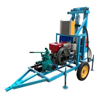 Pozo de agua Bdm-200jh Modelo de remolque montado en la tercera plataforma de perforación con altura de elevación de 1,8 m