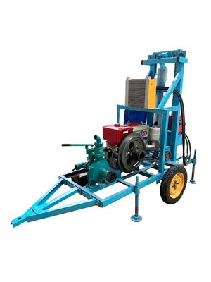 Pozo de agua Bdm-200jh Modelo de remolque montado en la tercera plataforma de perforación con altura de elevación de 1,8 m