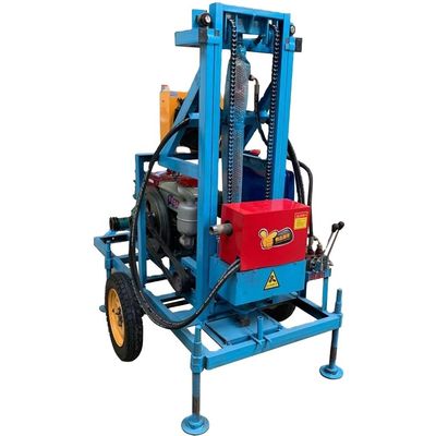 Pozo de agua Bdm-200jh Modelo de remolque montado en la tercera plataforma de perforación con altura de elevación de 1,8 m