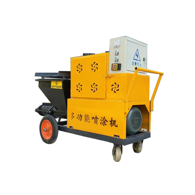 4kw motor de energía modular casa de cemento de yeso pulverizador con estucado de masilla de pulverización Hopper