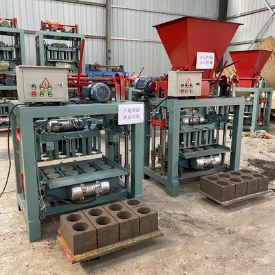 Construcción Manual de la construcción móvil Bloque de cemento de hormigón máquina de fabricación de ladrillos de arcilla hueca automática
