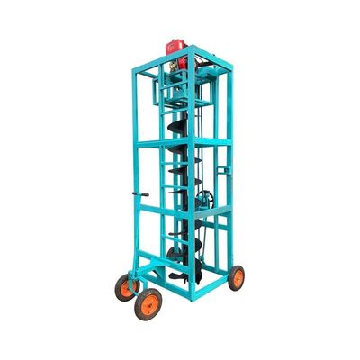 Máquina de perforación con auge de tierra para excavar agujeros en el suelo y plantar árboles