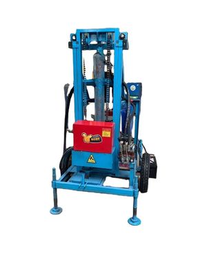 Motor eléctrico 550 KG Camión montado Rig de perforación de pozos de agua con profundidad de perforación de 300m