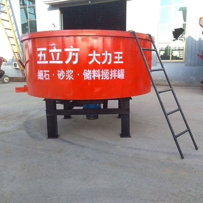 Trabajos de construcción 10m3 Tanque hidráulico de mezclador de hormigón con velocidad de rotación de 8 r/min