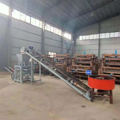 Máquina de fabricación de ladrillos de plástico reciclado con tamaño de ladrillo de 200 * 200 * 60 mm y vibración de 75KN