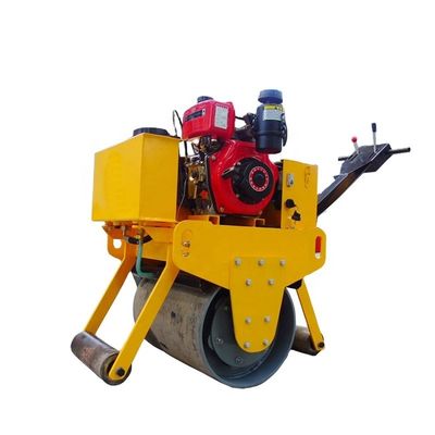 Roller de tambor doble Okr-700 600 kg Roller de asfalto hidráulico para la construcción de carreteras pequeñas