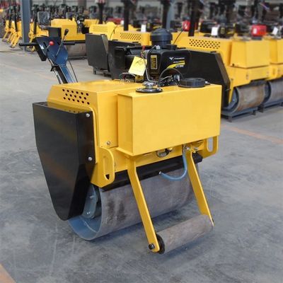 Roller de tambor doble Okr-700 600 kg Roller de asfalto hidráulico para la construcción de carreteras pequeñas