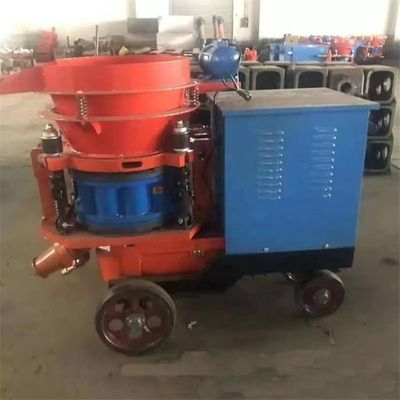 Trabajos de construcción Sprayer de máquina de hormigón de tiro húmedo con consumo de aire de 8-10m3/min