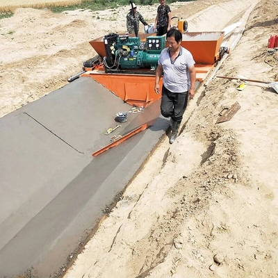 Máquina de drenaje urbano autopropulsada de empuje de zanja, máquina de drenaje de canales, máquina de moldeado de rodillos