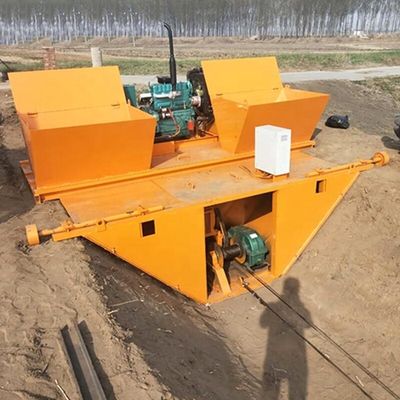 Máquina de revestimiento de canales de hormigón en forma de U personalizada para construcción y zanjas agrícolas