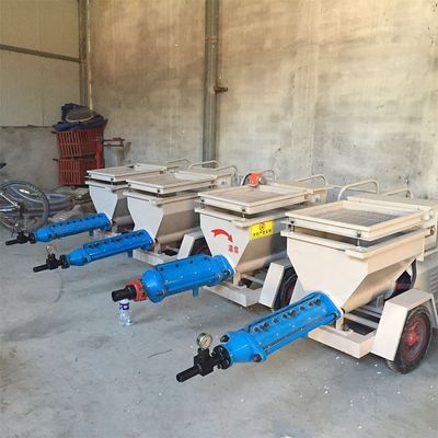 Fácil mantenimiento 1000m2 por 8 horas Máquina de pulverización de yeso de cemento y cemento