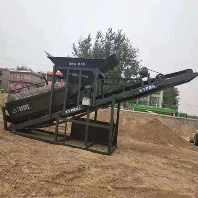 Equipo de maquinaria de cribado de arena a pequeña escala con una capacidad de 1800 KG y un voltaje de 380