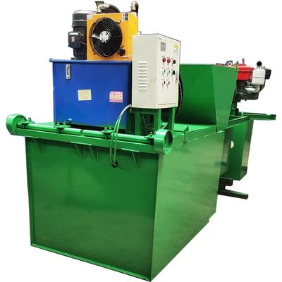 Máquina de formación de zanjas de cemento acuático en forma de U autopropulsada para revestimiento de hormigón de canales