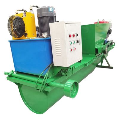 Máquina de formación de zanjas de cemento acuático en forma de U autopropulsada para revestimiento de hormigón de canales