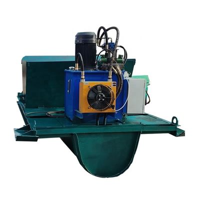 Máquina de formación de zanjas de cemento acuático en forma de U autopropulsada para revestimiento de hormigón de canales