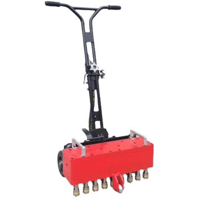 Máquina de desbaste neumática de 7 cabezas ligera para pavimentos de hormigón Ancho de chisel 240 mm