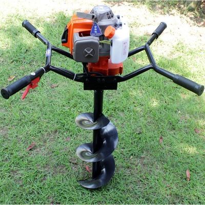 Potencia de excavación alta Herramientas para agujeros de jardín de tipo pequeño Aguilar de tierra de gasolina Aguilar de perforación 7-80CM