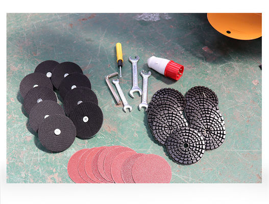 Mejorado Hw-g6 Maquina de molienda de suelo de hormigón con vacío de grado semiautomático