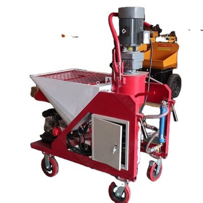 Máquina de empalme de paredes pequeña pulverizadora de mortero multifuncional con un peso unitario de 200 kg