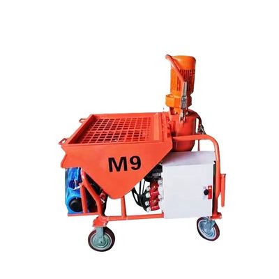 Máquina de empalme de paredes pequeña pulverizadora de mortero multifuncional con un peso unitario de 200 kg