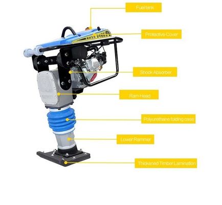 El motor eléctrico Rammer Tamper Jumping Jack Wacker adecuado para los requisitos del cliente