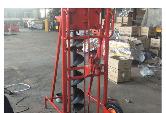 Gasolina de plantación de agujero de perforación bit auger tierra de perforación herramienta de jardín para alta potencia de excavación