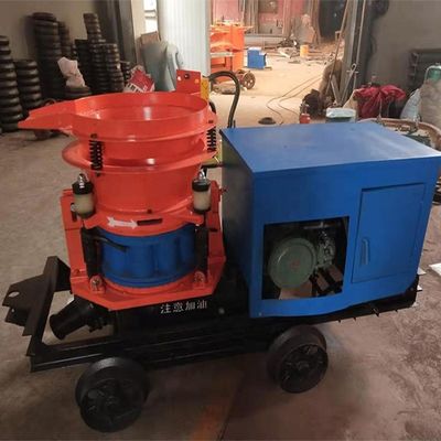 10-15 m3/min Consumo de aire Arenas húmedas mezcladas Cemento Pompa de mortero Yeso máquina de pulverización
