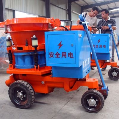 10-15 m3/min Consumo de aire Arenas húmedas mezcladas Cemento Pompa de mortero Yeso máquina de pulverización