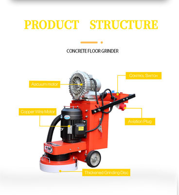 Mini molienda de bordes de suelo de hormigón con un punto de venta único de alta eficiencia operativa
