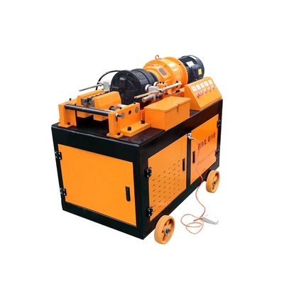 Máquina de rodadura de hilos de rebar 360 4.0KW para barra de acero de 12-50 mm añadiendo longitud 200 mm