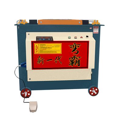 Máquina de flexión de barras de acero portátil semiautomática con capacidad de 380 kg