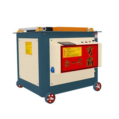 Máquina de flexión de barras de acero portátil semiautomática con capacidad de 380 kg