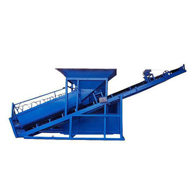 1800 KG Producción por hora Máquina móvil de cribado de arena de silicio para planta de fabricación