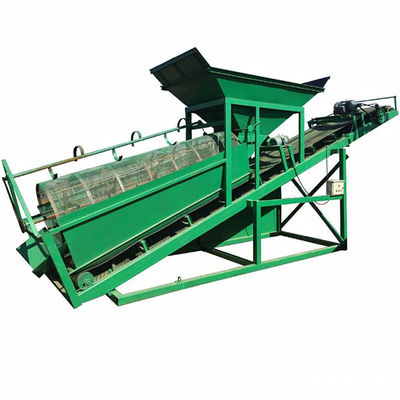1800 KG Producción por hora Máquina móvil de cribado de arena de silicio para planta de fabricación