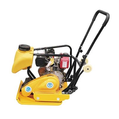 5.5L Tanque de combustible Diesel Compactor de placas vibratorias para obras de construcción Diseño duradero