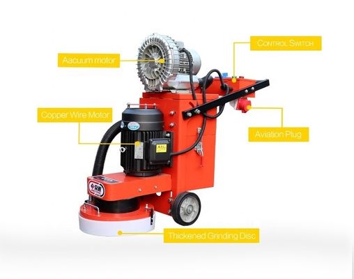 Punto de venta exclusivo Máquina de molienda de pulidor de hormigón 380v para pulido de hormigón