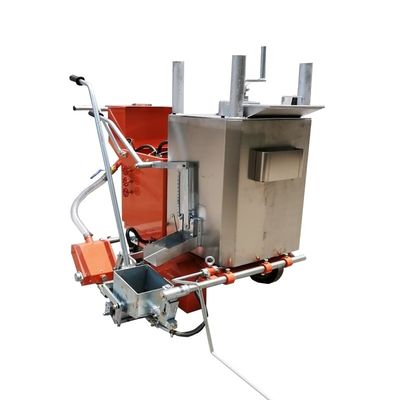 Máquina de marcado de carreteras para revestimiento termoplástico de alta eficiencia de funcionamiento