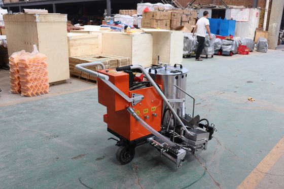 Máquina de marcado de pinturas para la seguridad vial con espesor de línea de 1-2 mm