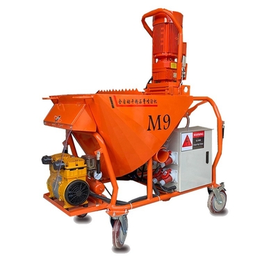 Máquina de pulverización de yeso Tupo 9 con capacidad de 200 kg y fuente de alimentación de 380 V