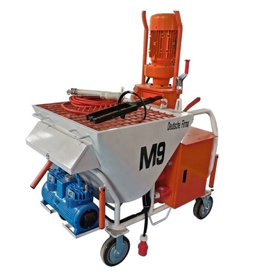 Máquina de pulverización de yeso Tupo 9 con capacidad de 200 kg y fuente de alimentación de 380 V