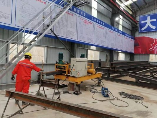 Máquinas de flexión en frío para obras de construcción Material aplicable: haz H/haz I Automático