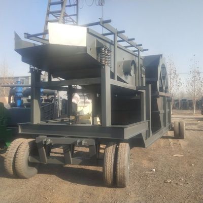 Maquina de cribado de arena de capa 2 de piedra para la planta móvil de campo de batalla Principio de operación