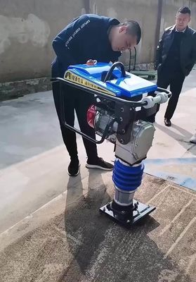 Compactor eléctrico portátil de 220v/380v de tensión 75 kg Compactor de impacto del suelo de relleno de la carretera