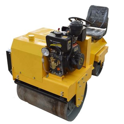 1000 kg Mini Asfalto Roller Walking detrás del Roller Compactor Doble rodillos compactos