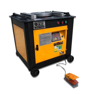 380 kg Velocidad del motor 1440 r/min Doblador de barras de acero y enderezador Máquina de doblar barras de acero